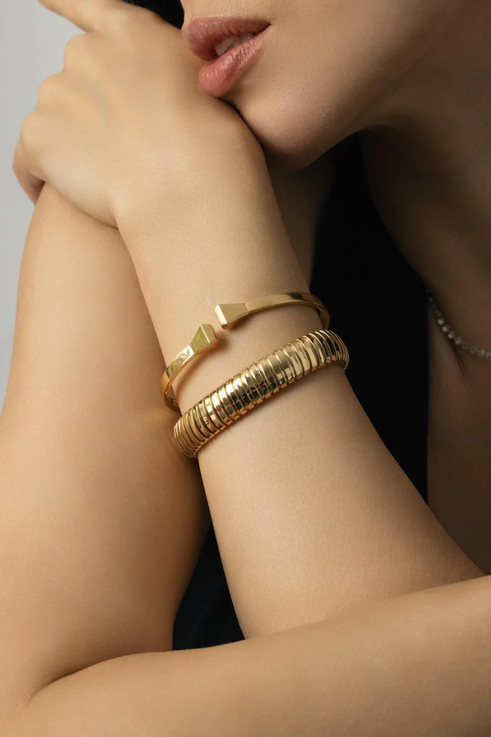 Nail Head Cuff Bracelet - Image 2