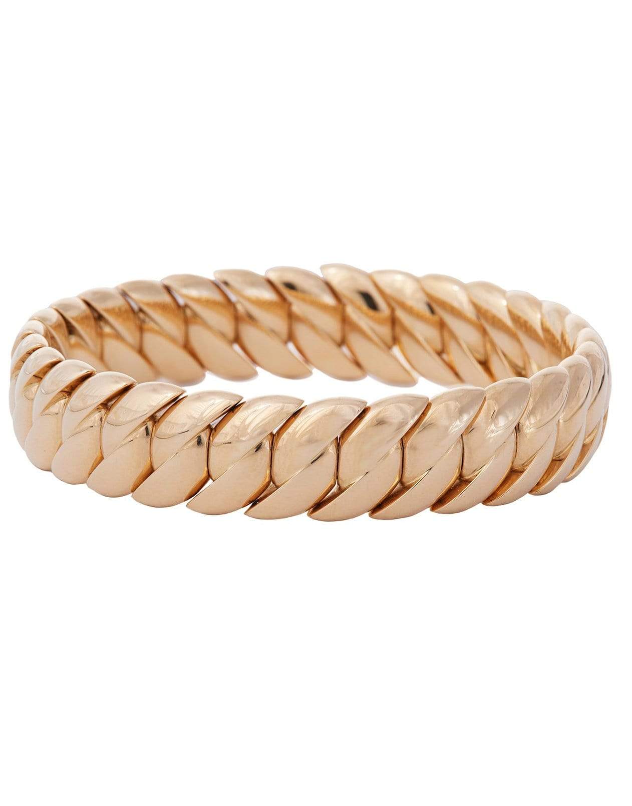 Narrow Wave Link Bracelet - 17cm