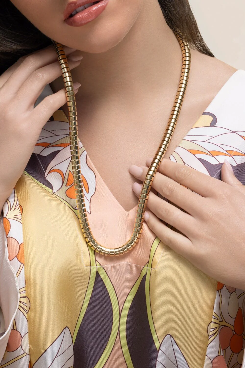 Ophelia Necklace - Yellow Gold - 28in - Image 4