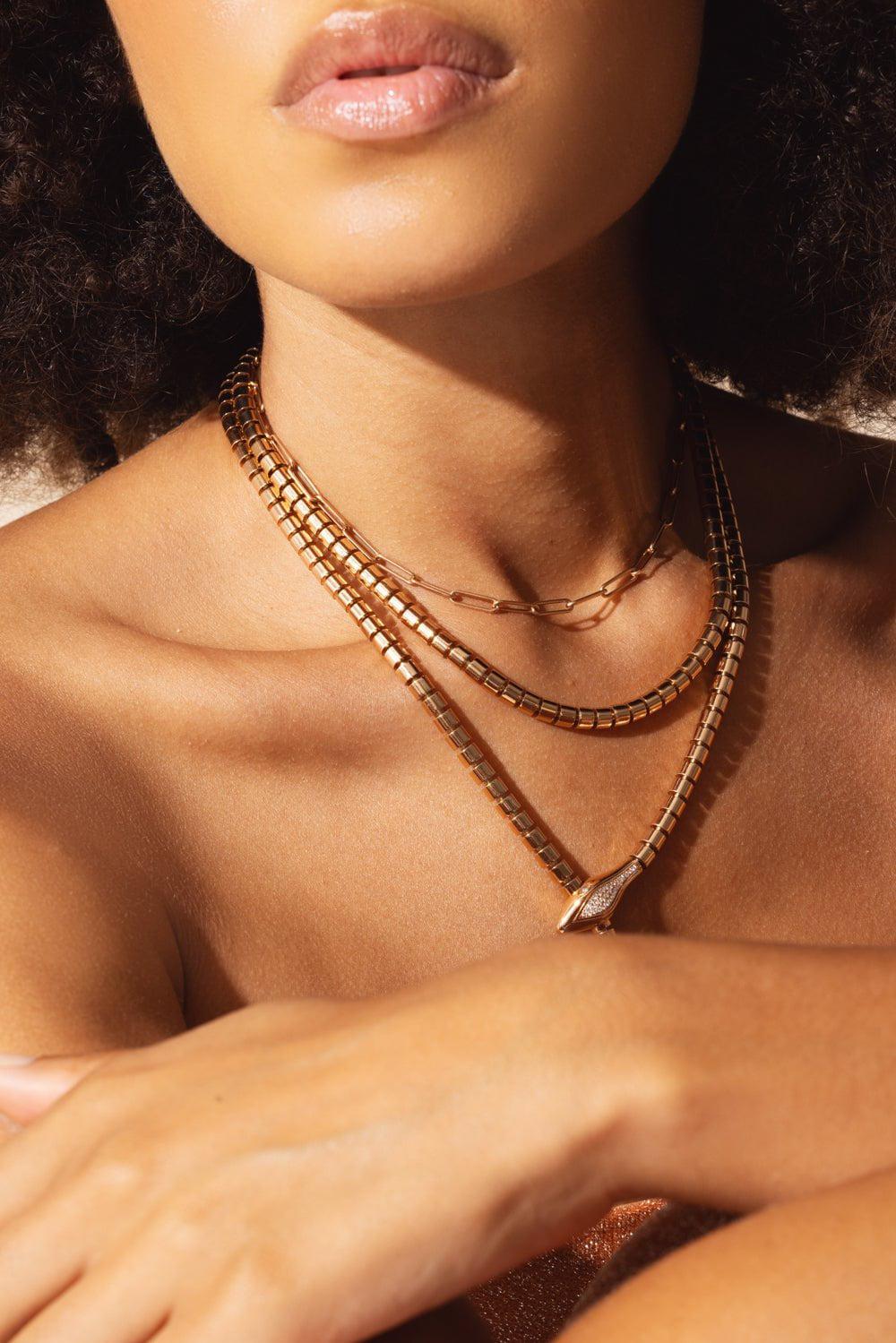 Paperclip Chain Necklace - Image 4