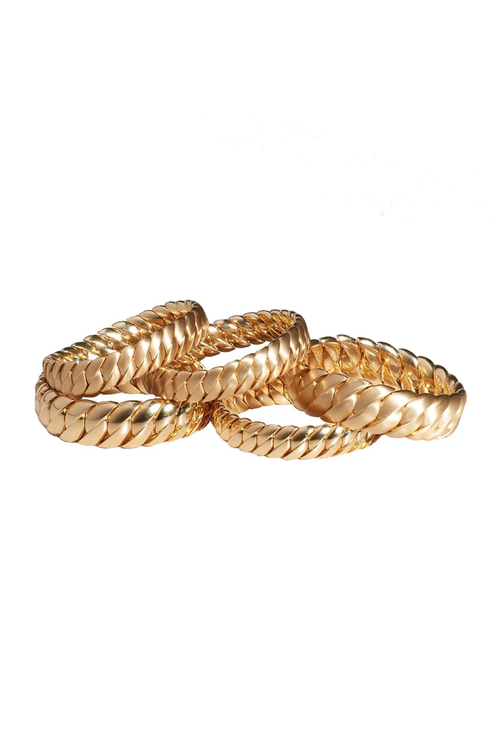 Skinny Wave Link Bracelet - Image 3