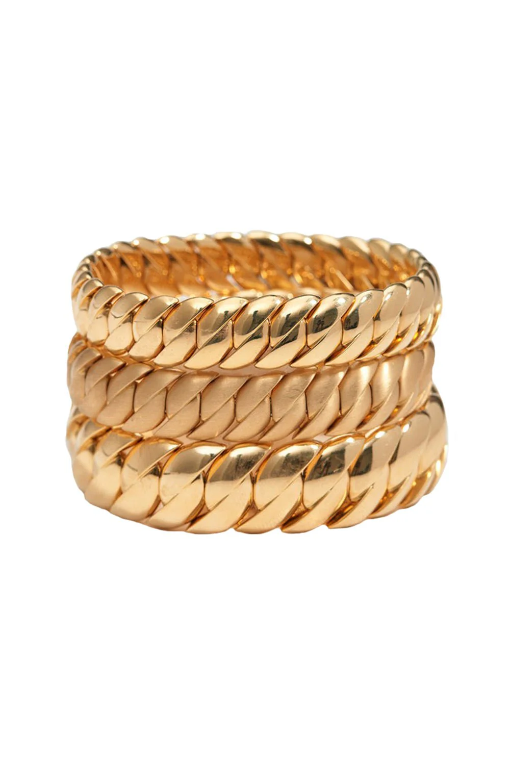 Skinny Wave Link Bracelet - Image 4
