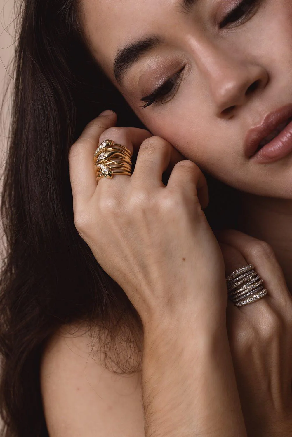 Three Headed Serpentine Ring - Image 3