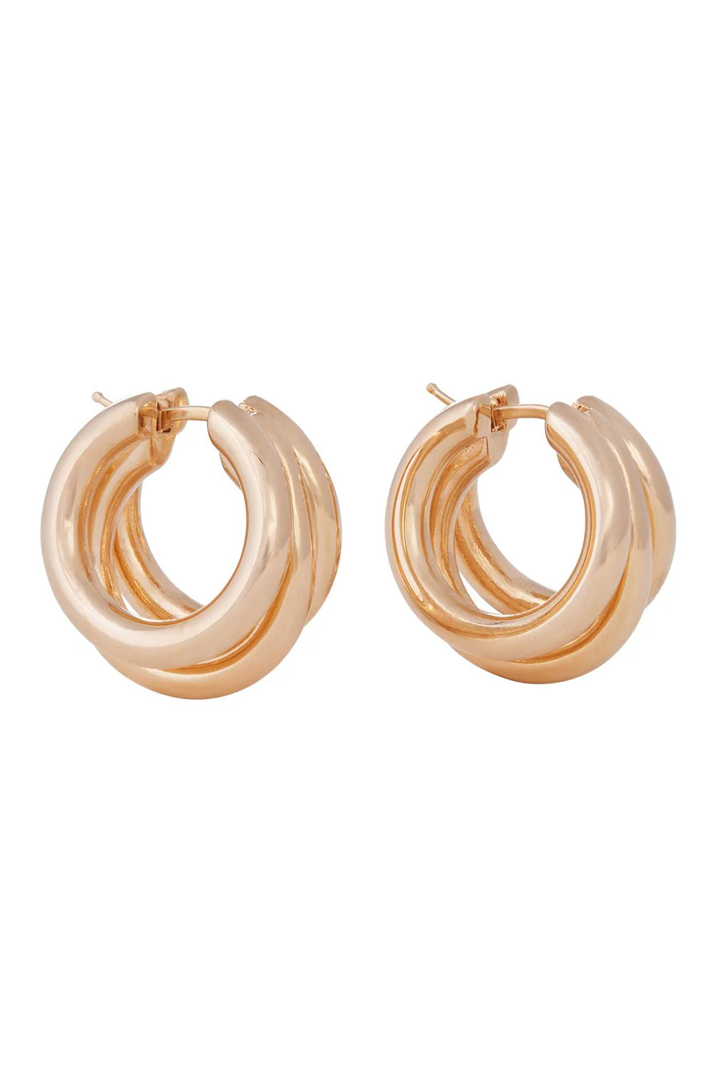 Triple Hoop Earrings - Image 5