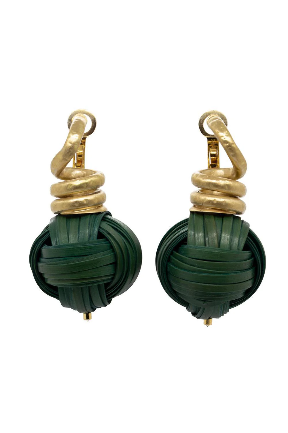 Bamboo Sphere Earrings