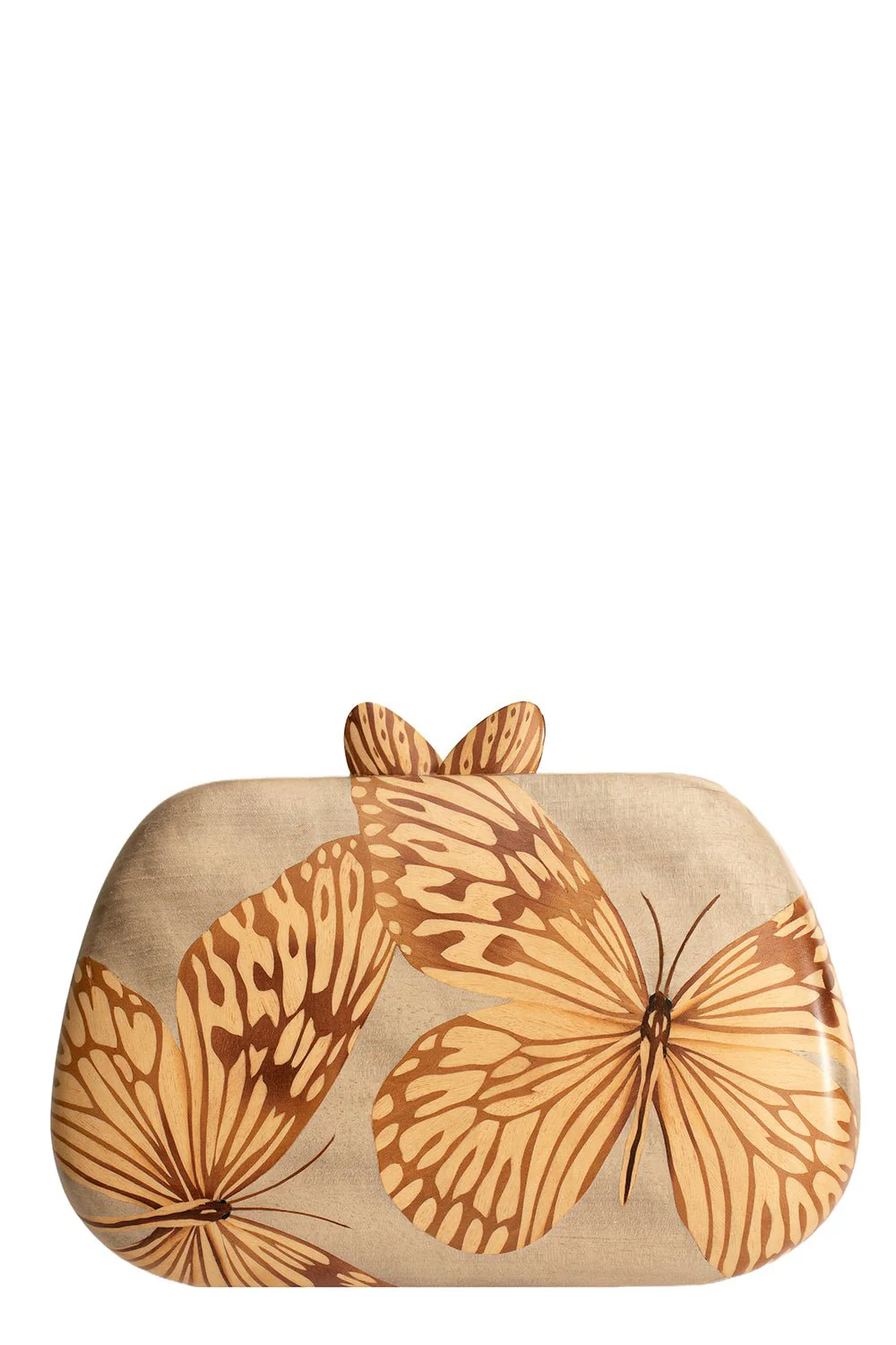 Butterfly Marquetry Clutch
