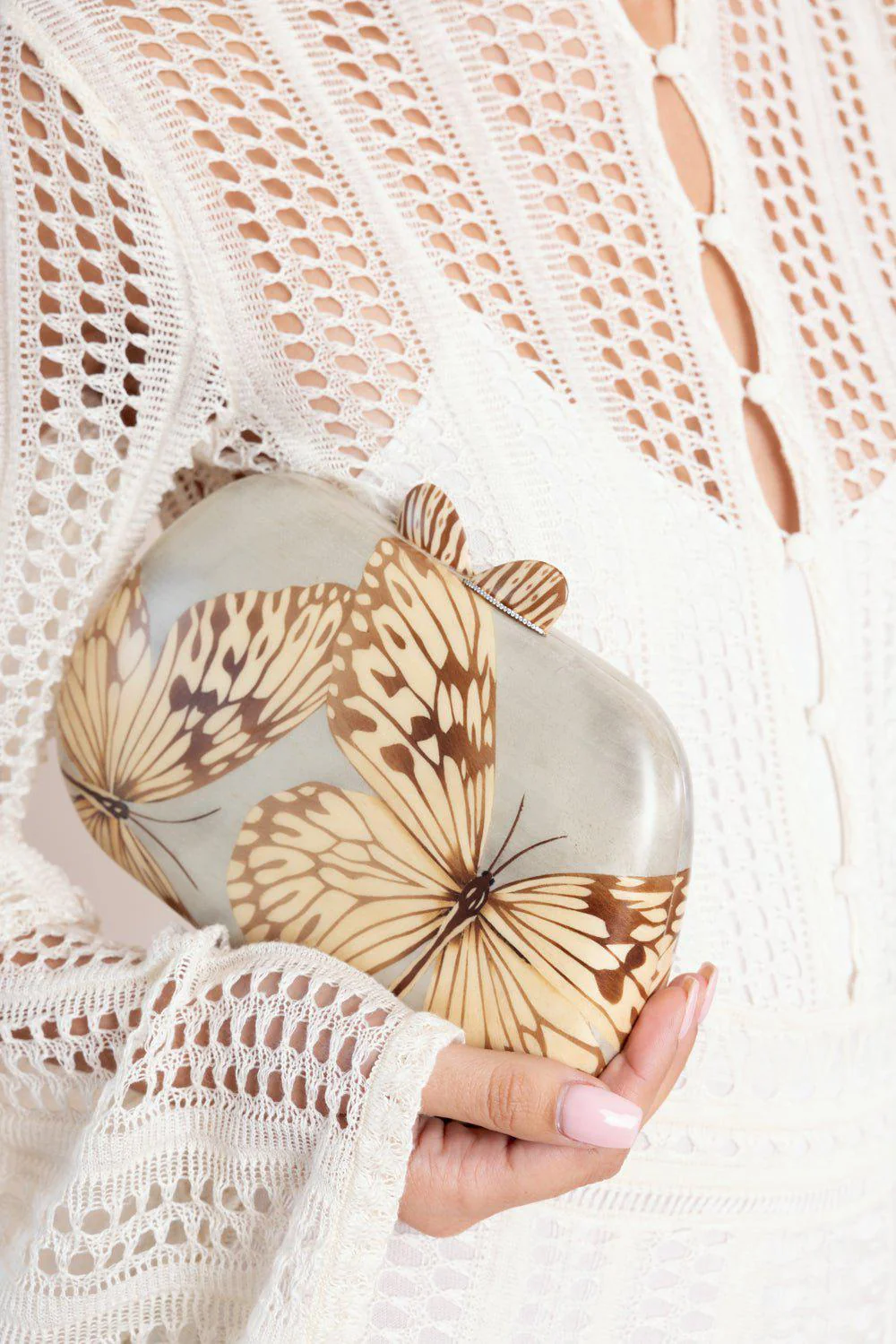 Butterfly Marquetry Clutch - Image 3