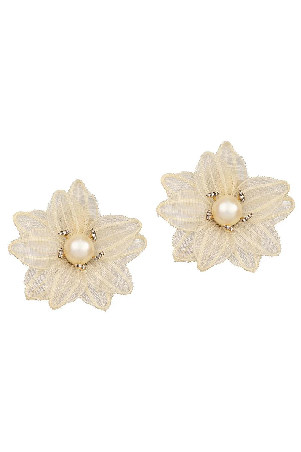 Flower Forma Horse Mane Earrings