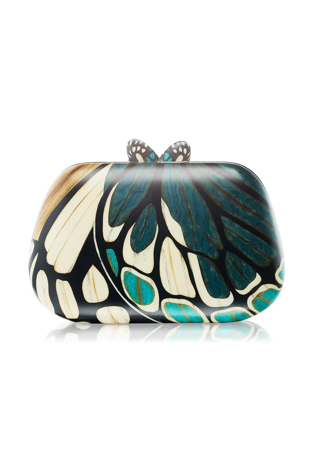 Marquetry Butterfly Clutch
