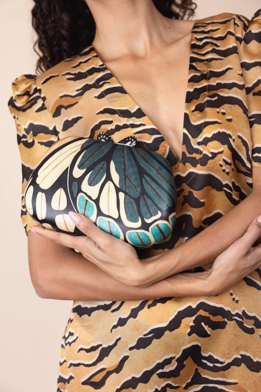 Marquetry Butterfly Clutch - Image 2
