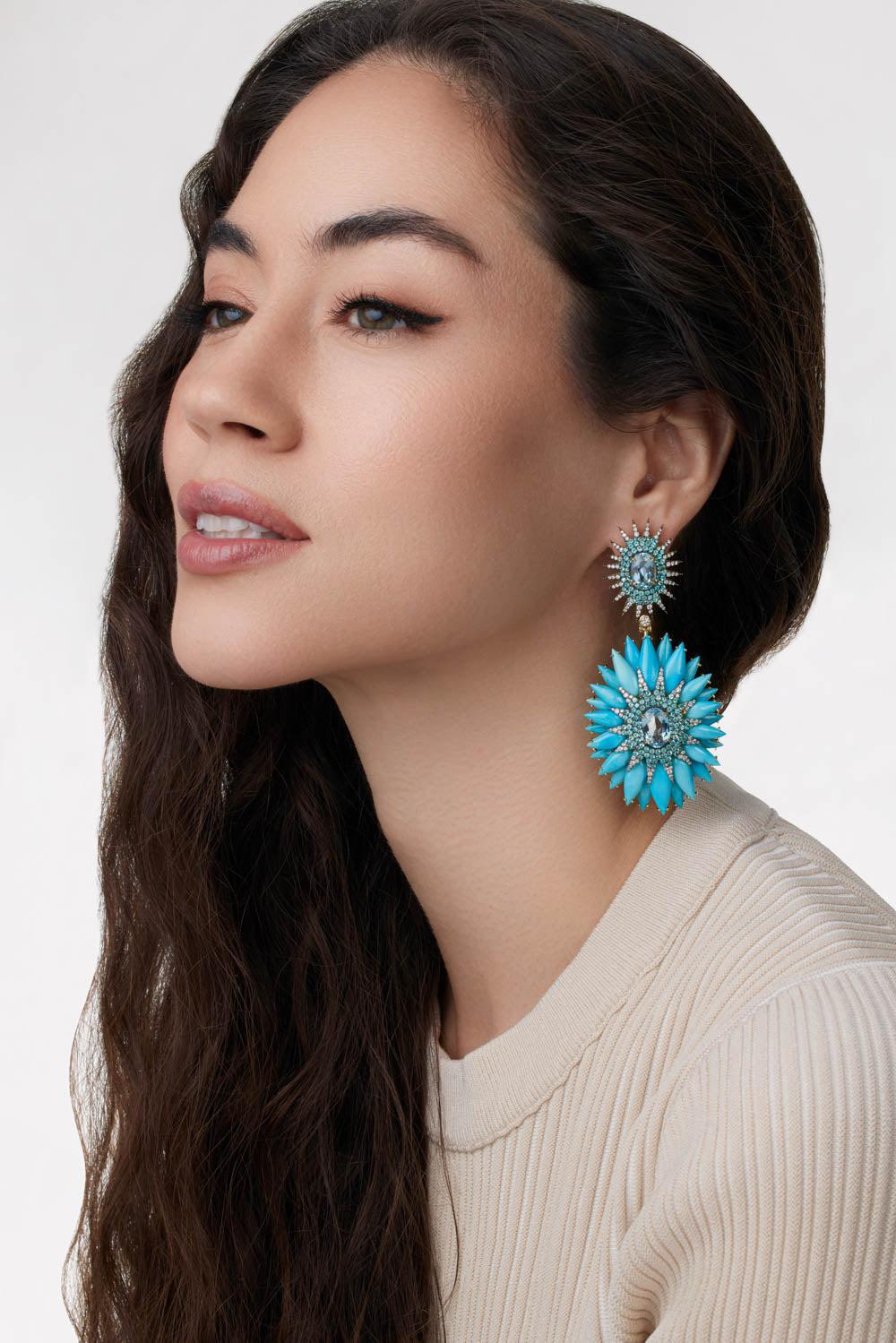 Paraiba Tourrmaline Earrings - Image 3