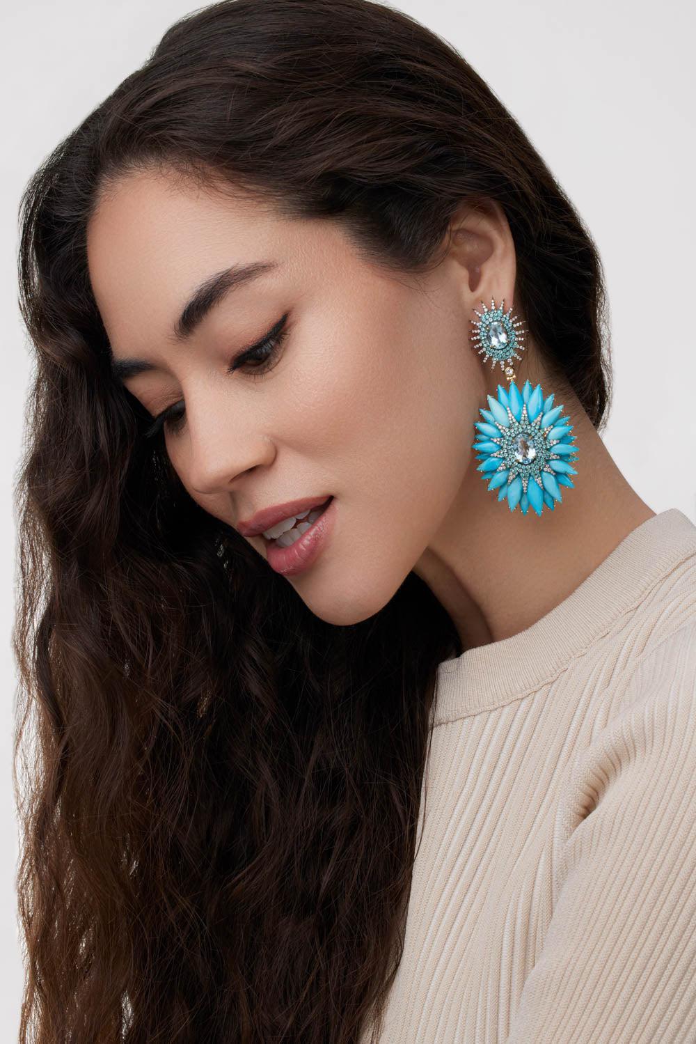 Paraiba Tourrmaline Earrings - Image 5