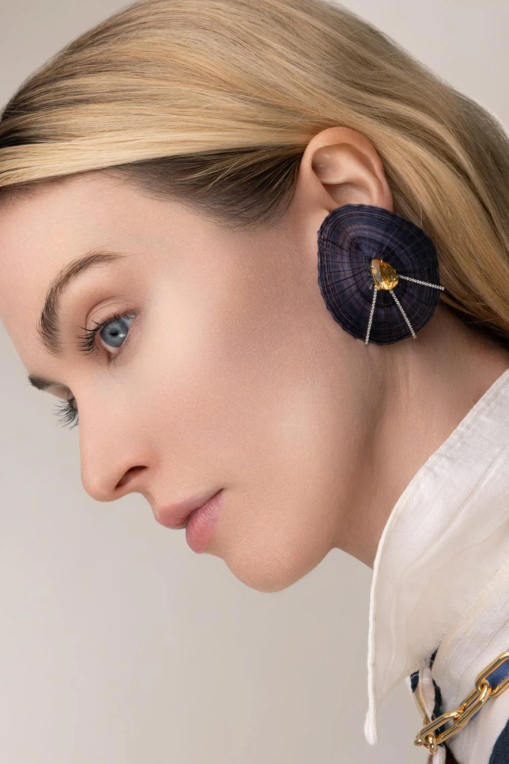 Purple Horse Mane Earrings - Image 3