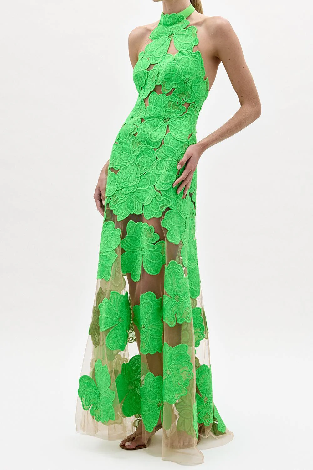 Mab Dress - Green - Image 2