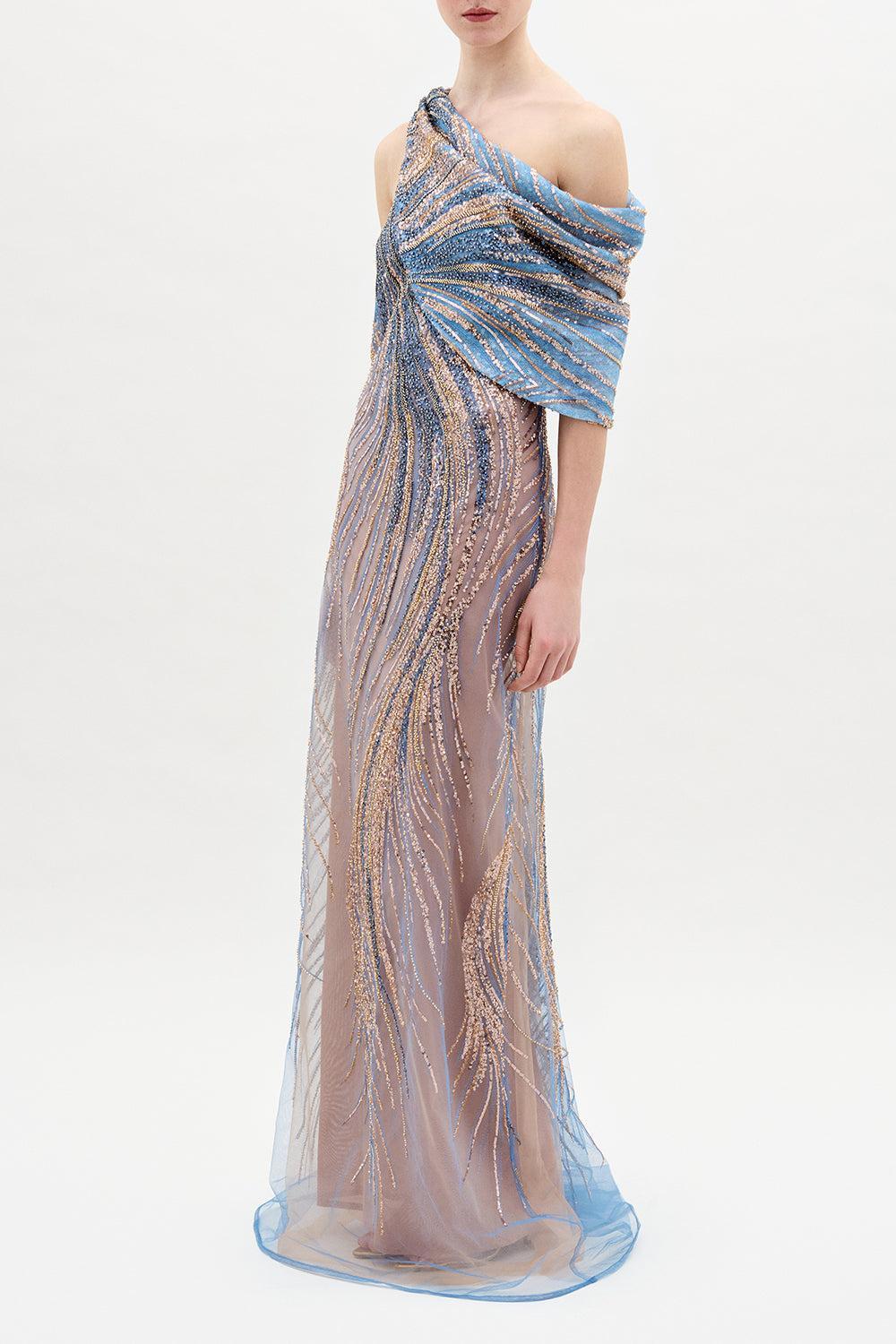 Rayo De Luna Sequin Gown - Image 4