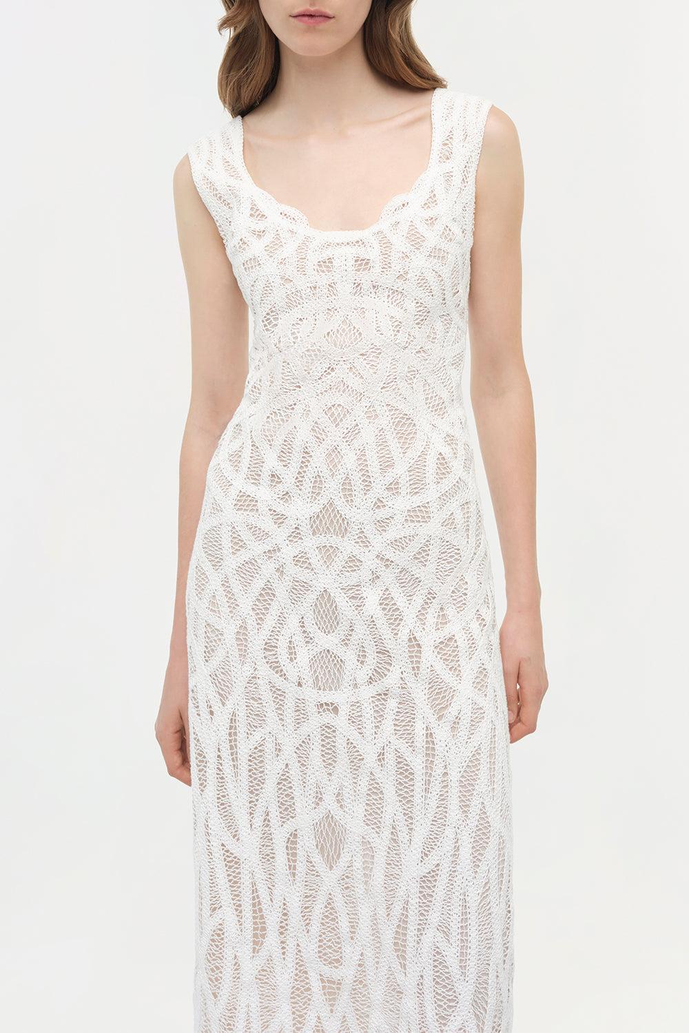 Leonora Macrame Dress - Image 4
