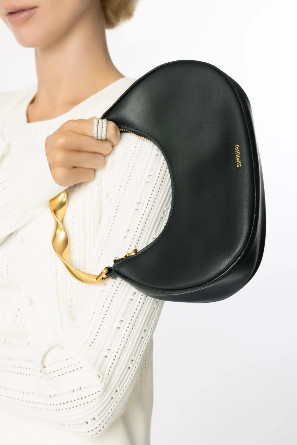 Nixi Hobo Bag - Black - Image 2