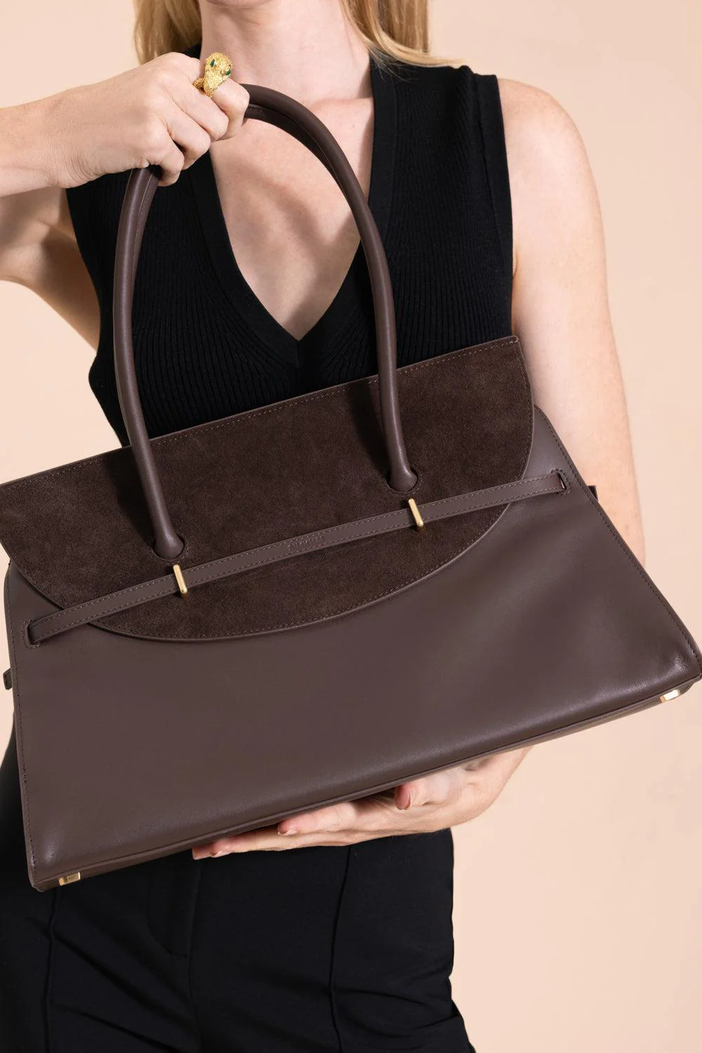 River Shoulder Bag - Cacao - Image 3