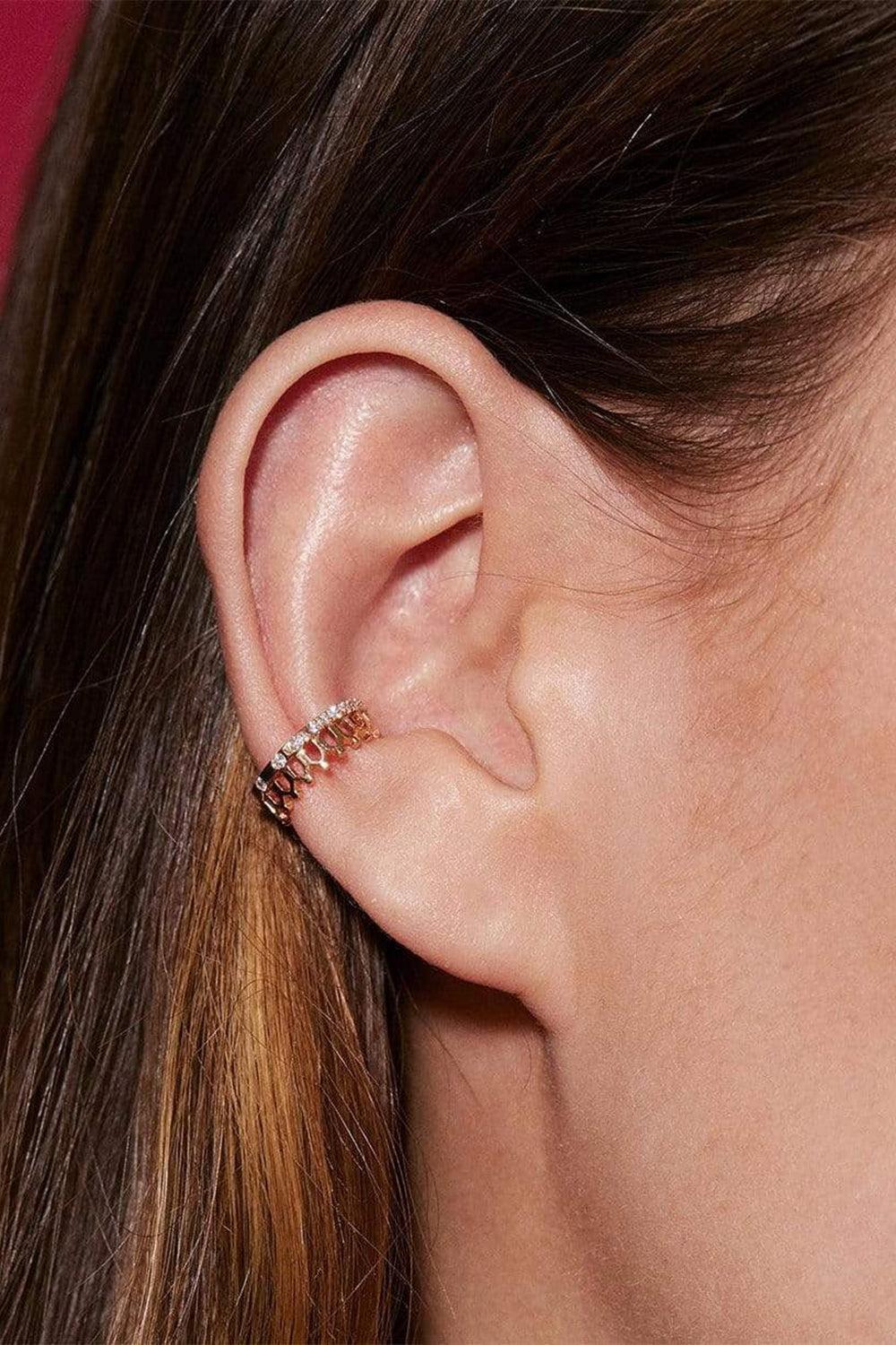 Simple Some Diamond Lace Ear Cuff - Image 3