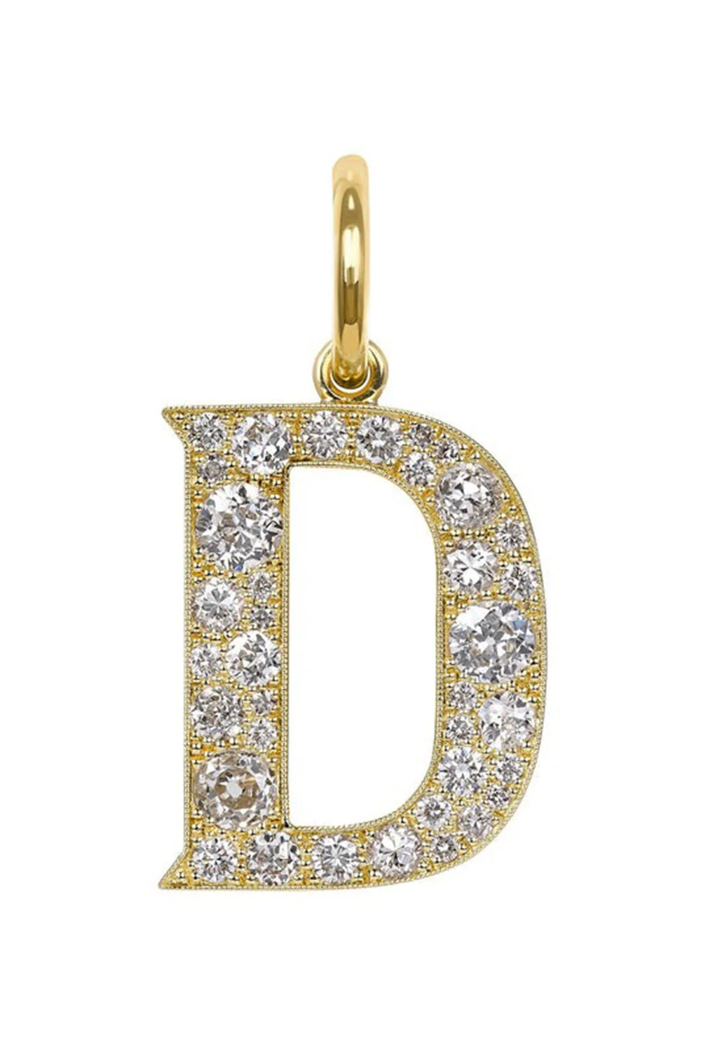 Diamond Initial Pendant