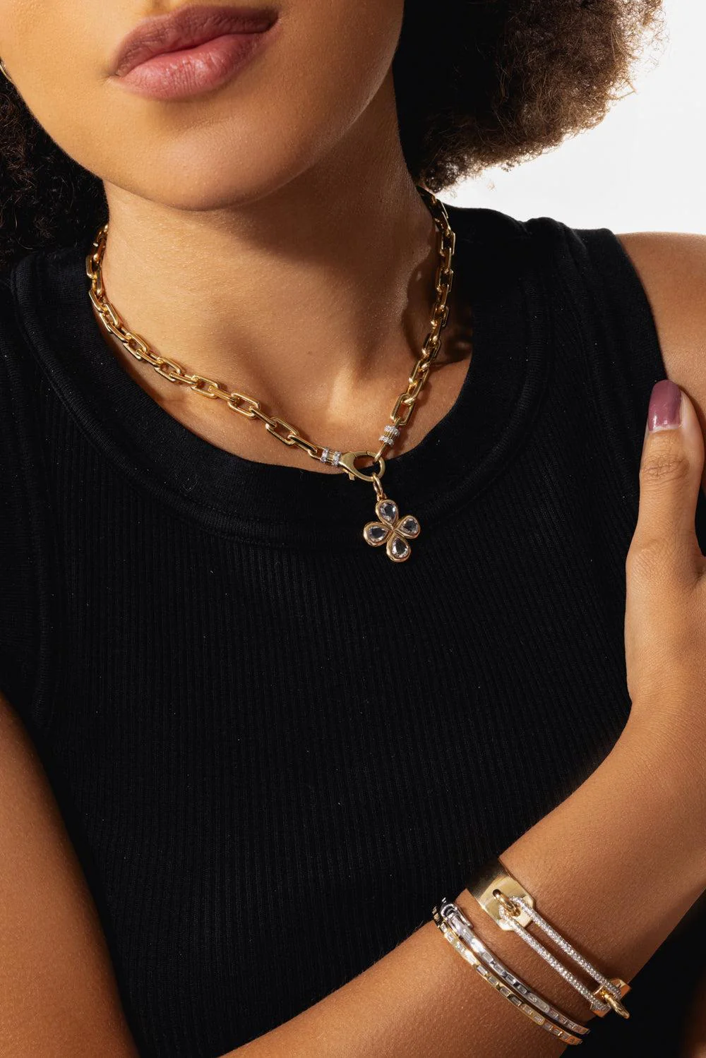Diamond Rosemary Pendant - Image 2