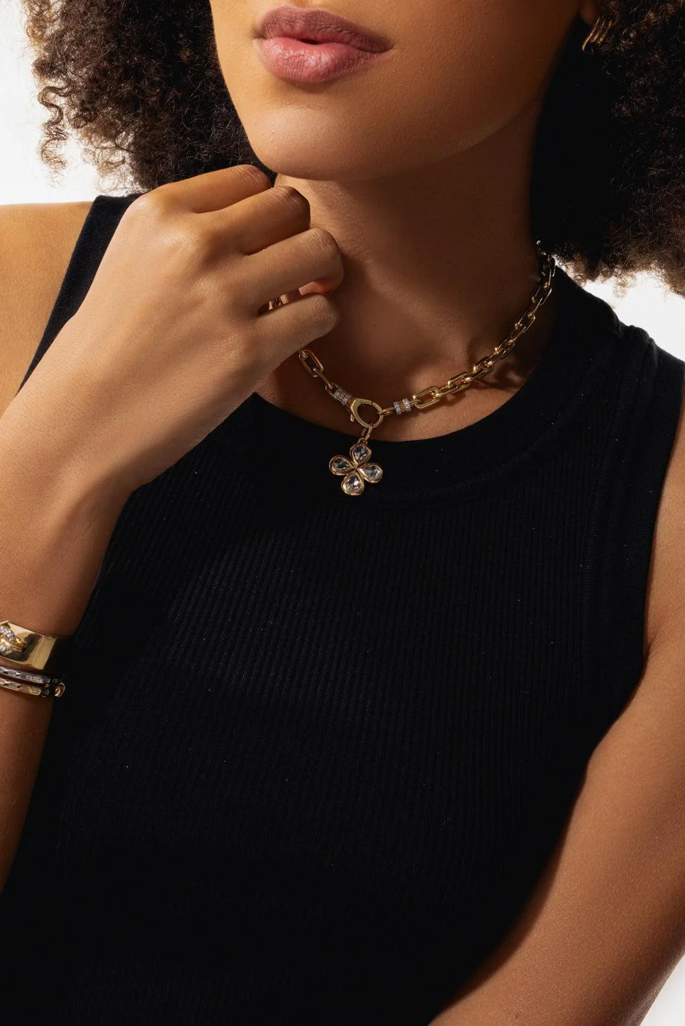 Diamond Rosemary Pendant - Image 3