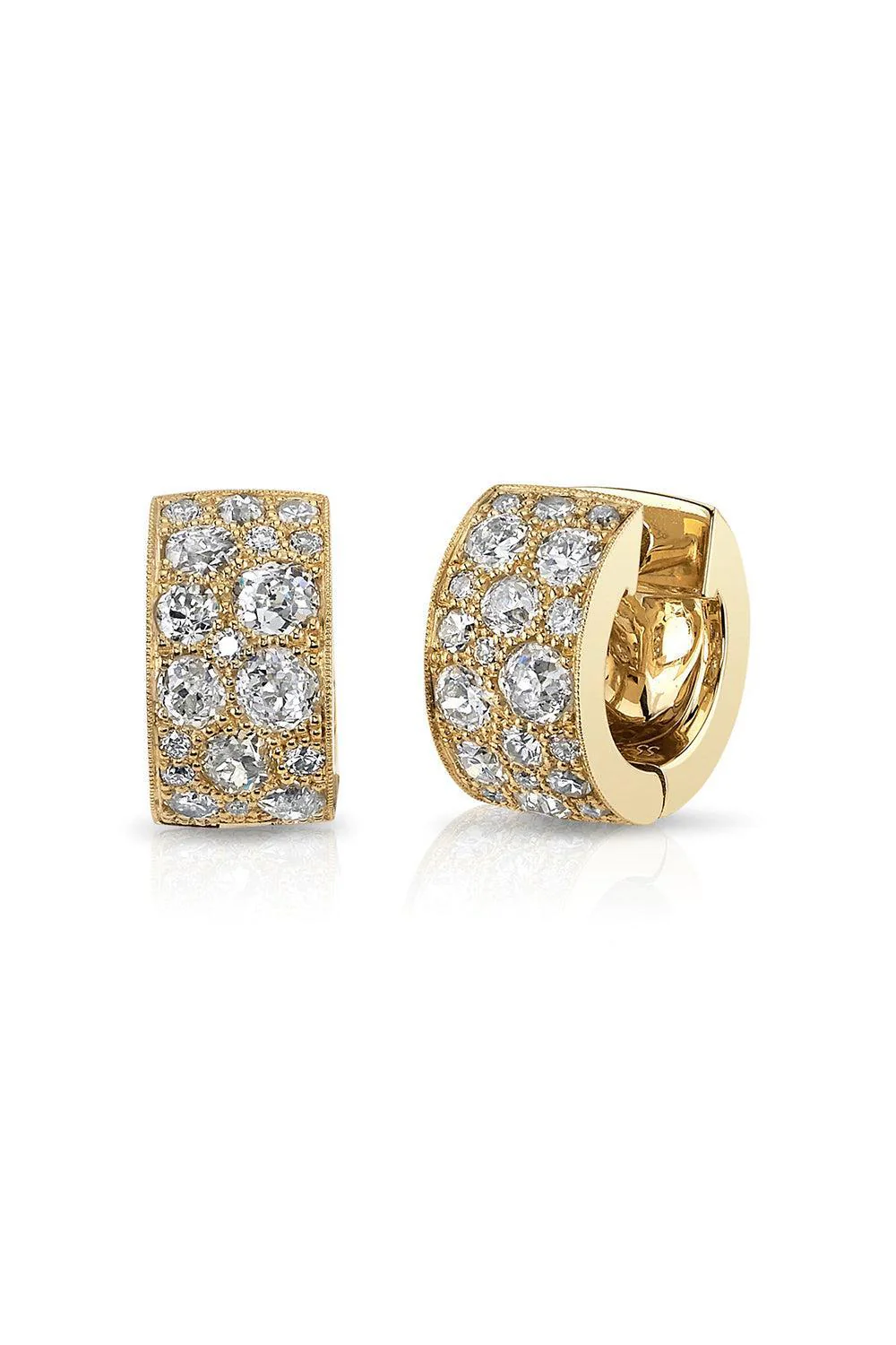 Jenni Cobblestone Huggie Earrings