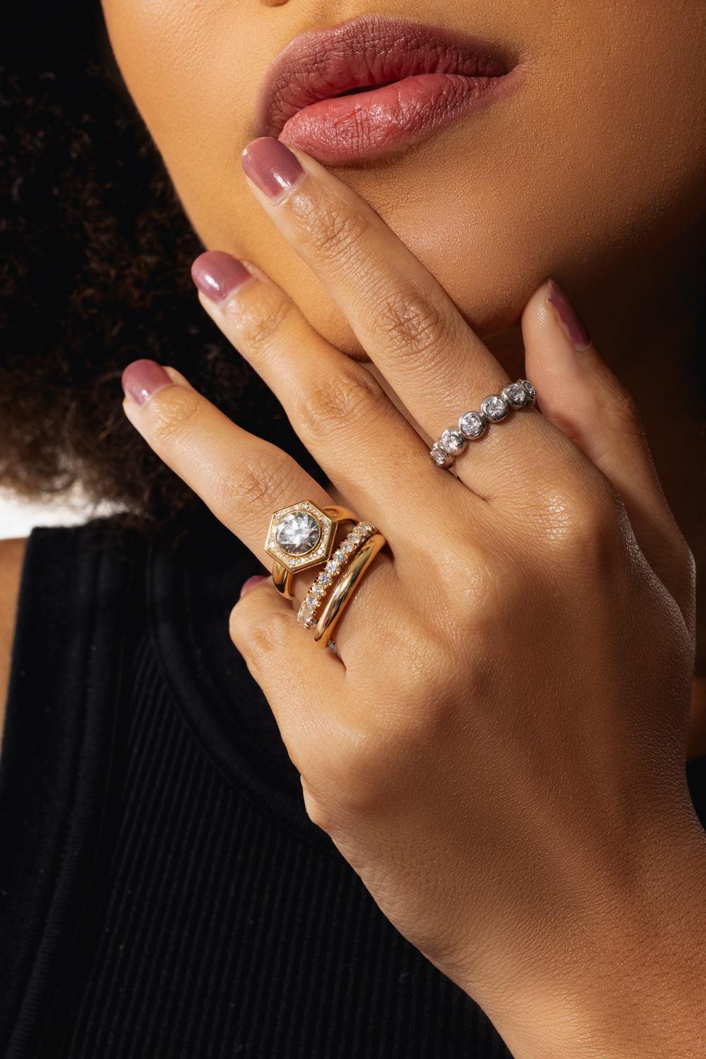 Leda Eternity Ring - Image 4