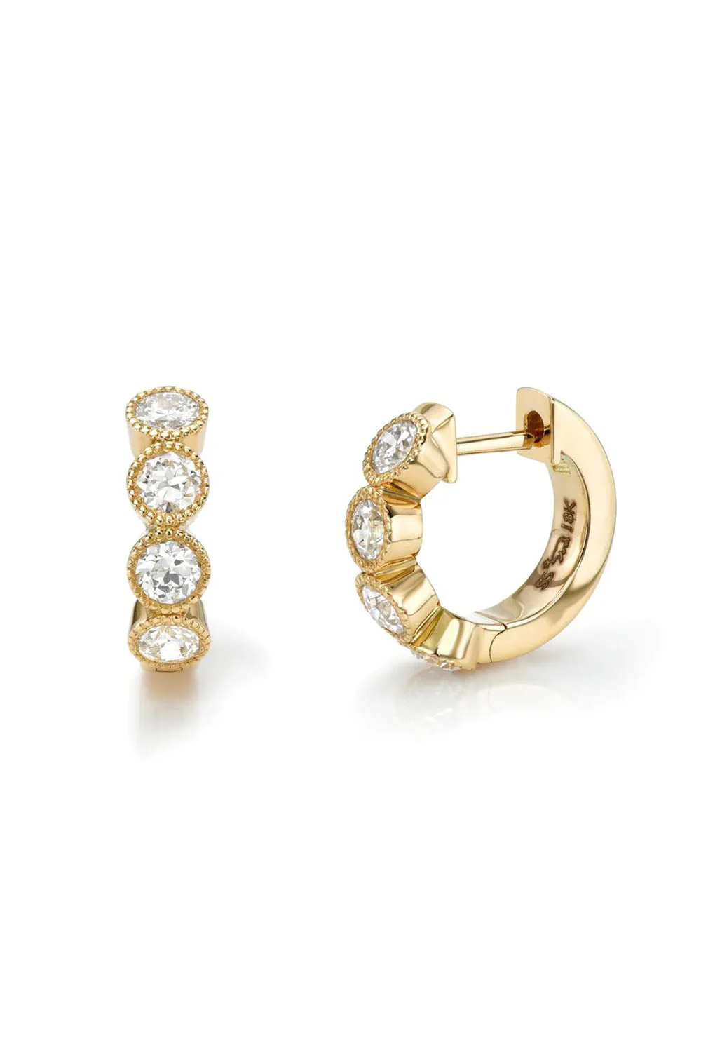 Medium Gabby Huggie Earrings