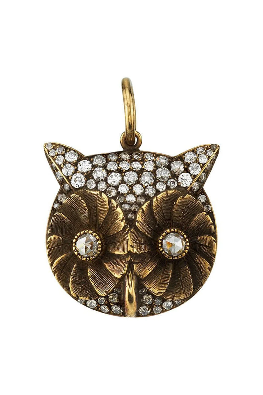 Pave Owl Charm