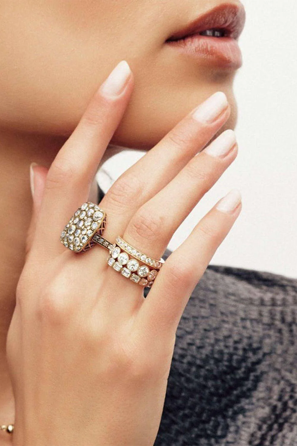 Rectangular Cobblestone Ring - Image 2
