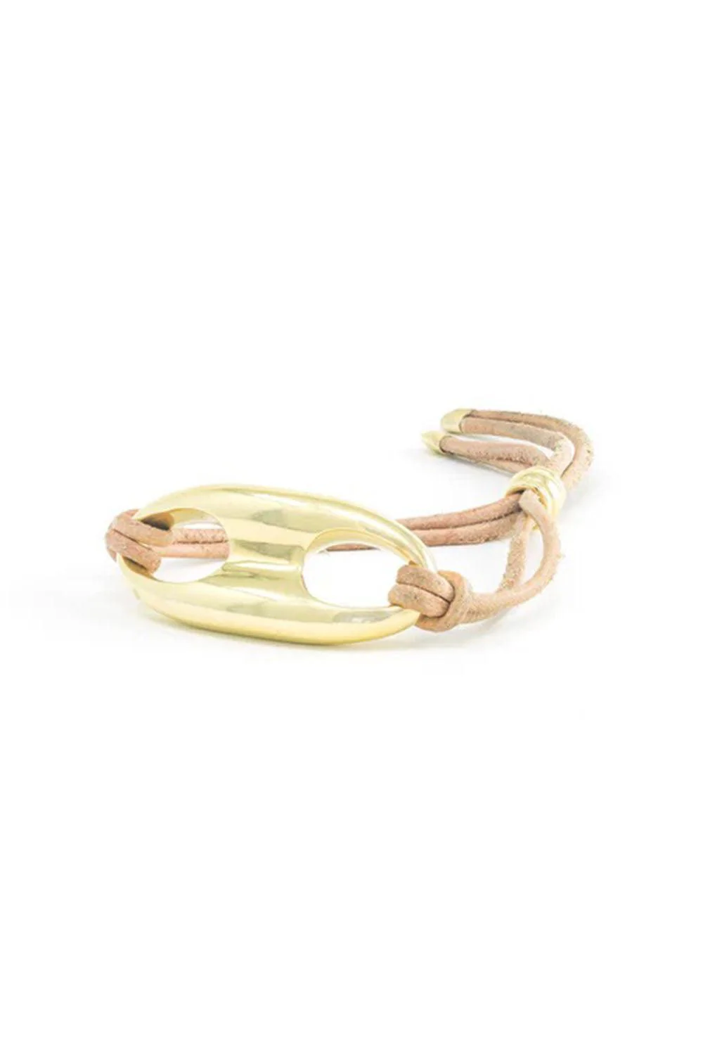 Small Gold Nautical Link Bracelet