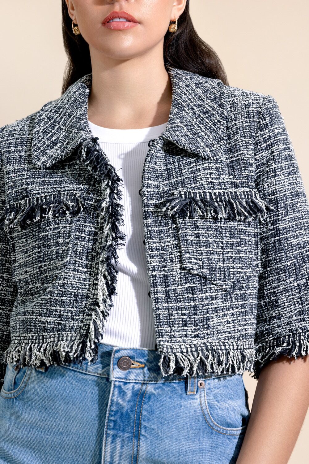 Half Sleeve Mini Jacket - Image 3