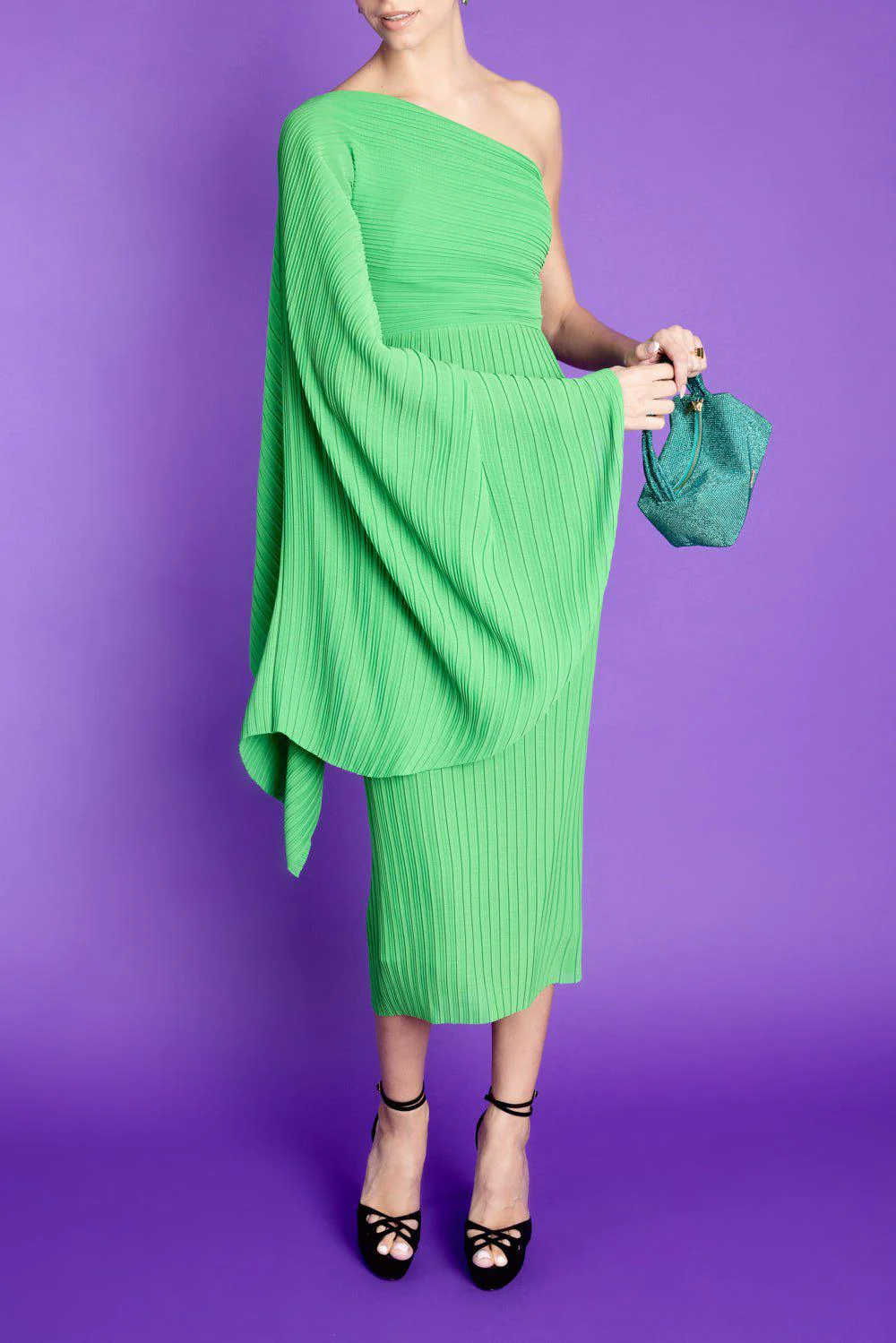 Lenna Dress - Bright Green - Image 2
