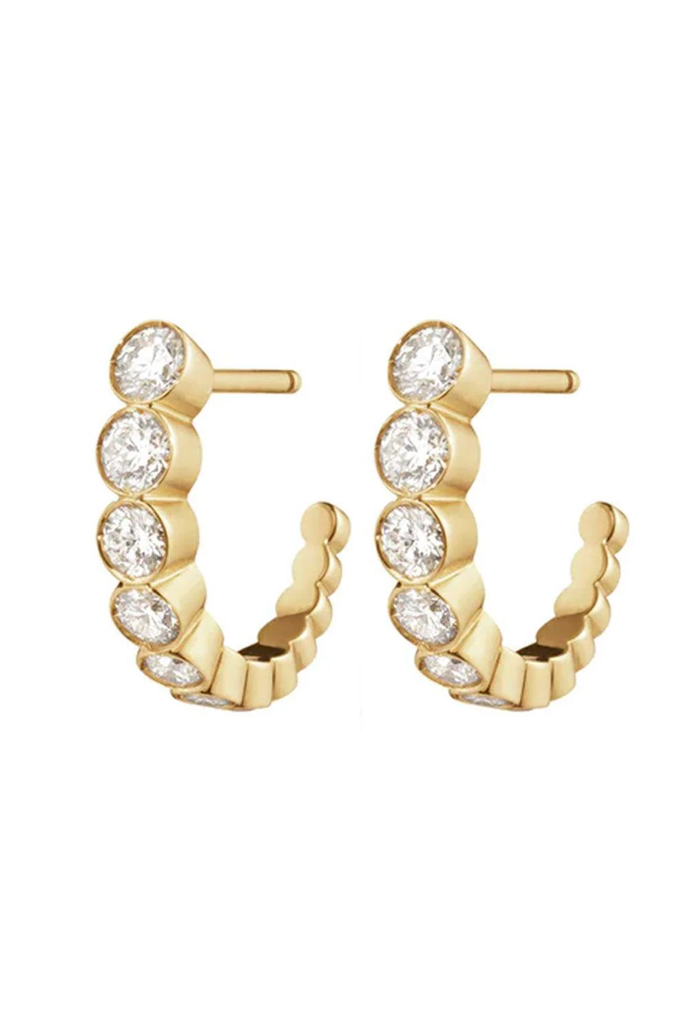 Diamond Boucle Earrings