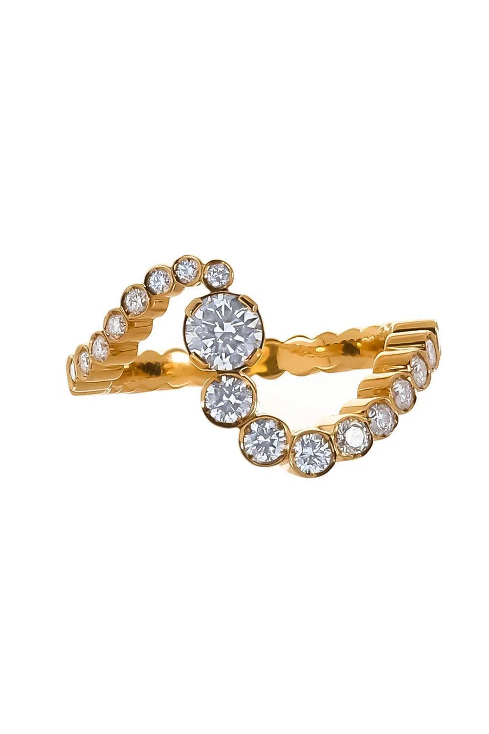 Diamond Ocean Ensemble Ring