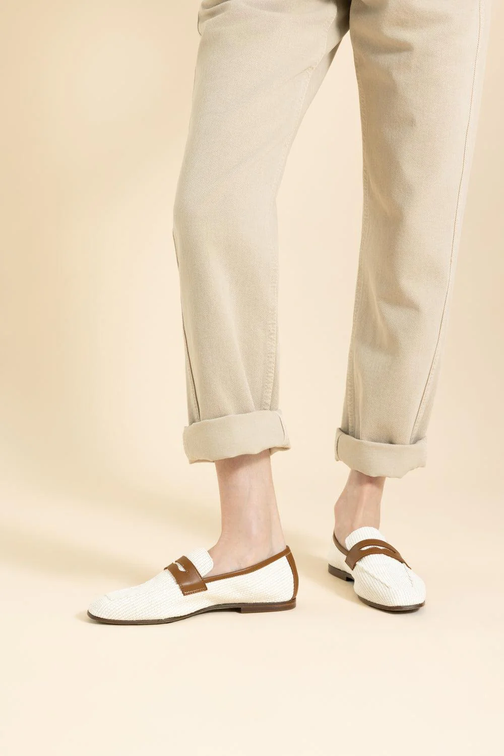 Essenziale Loafer - White Brown - Image 2