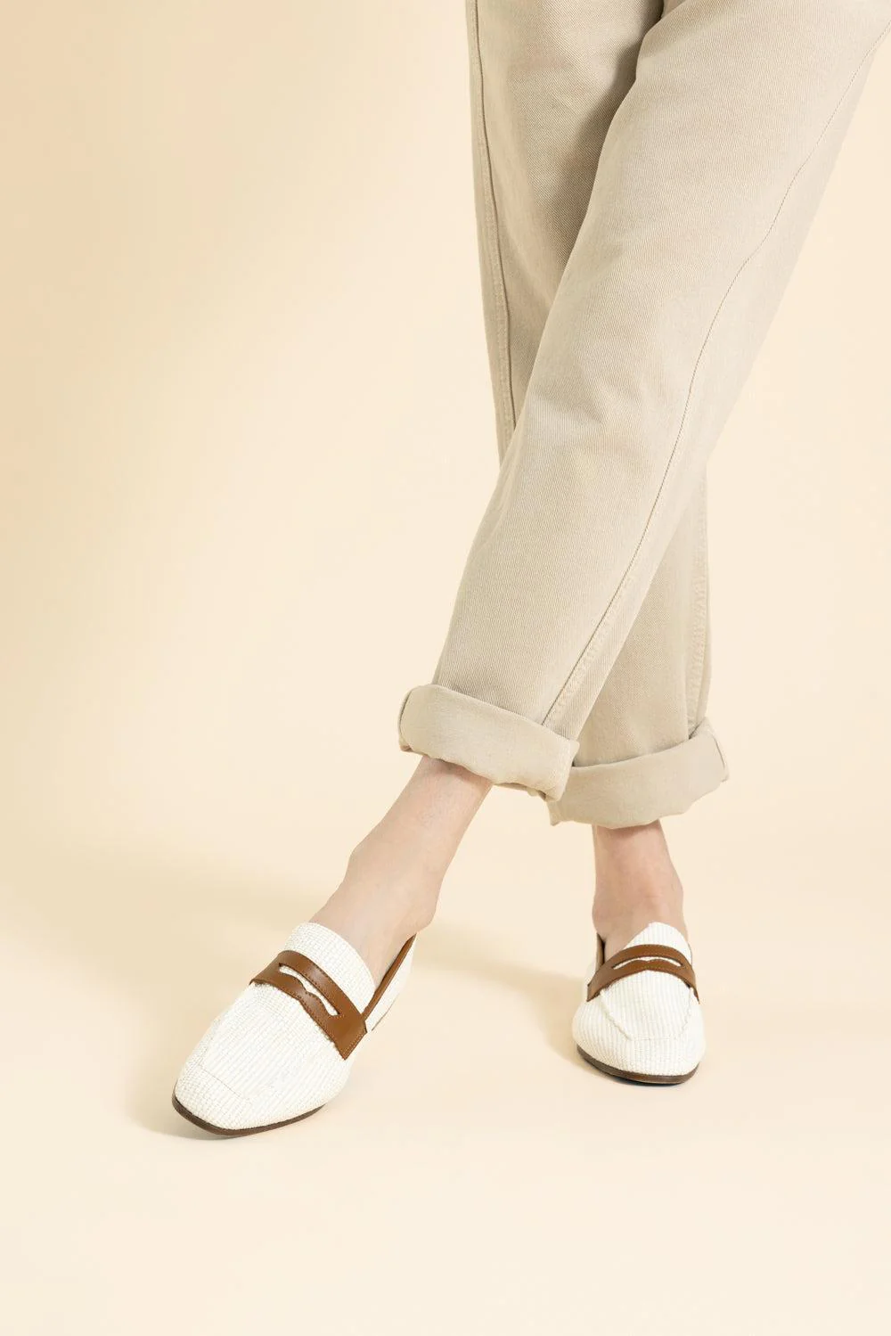 Essenziale Loafer - White Brown - Image 3