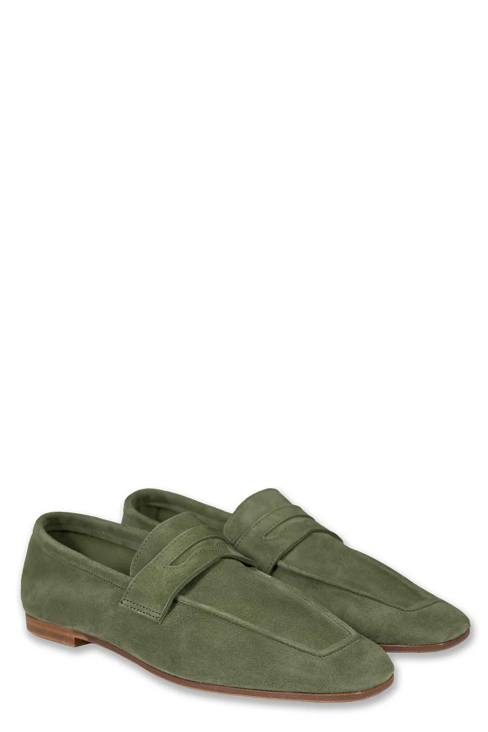 Essenziale Loafers - Khaki Green