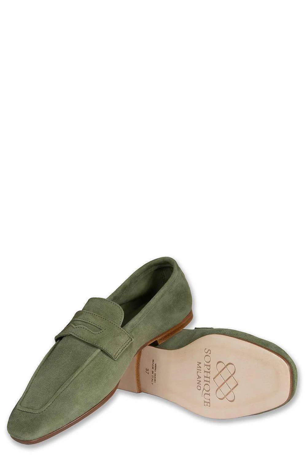 Essenziale Loafers - Khaki Green - Image 6