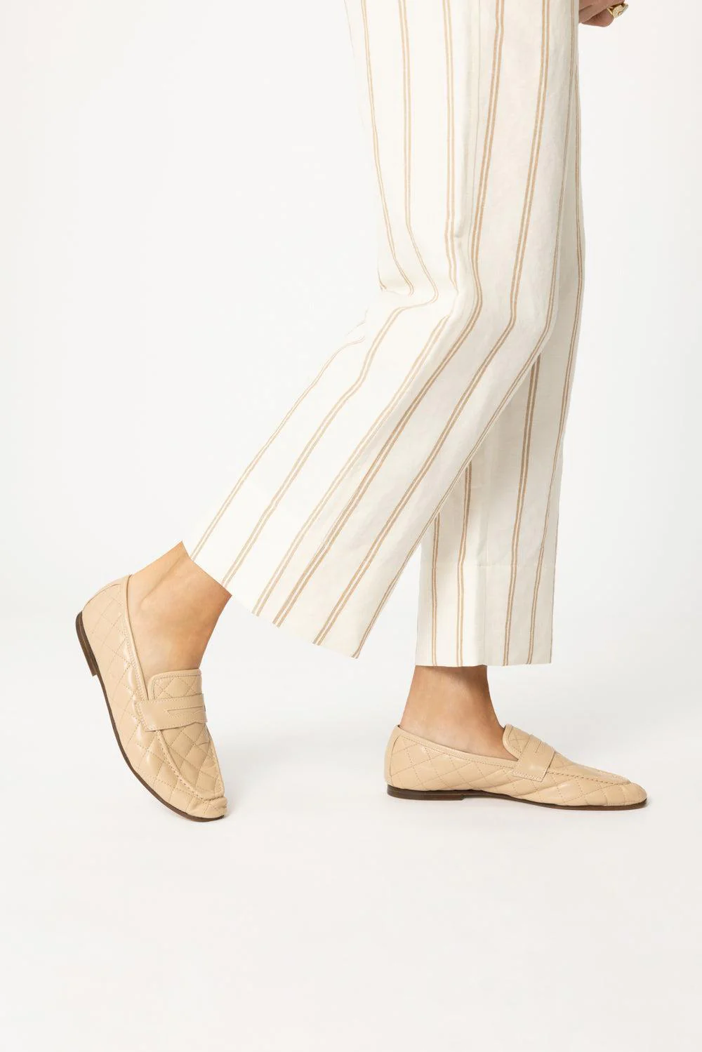Essenziale Loafers - Quilted Cream - Image 3