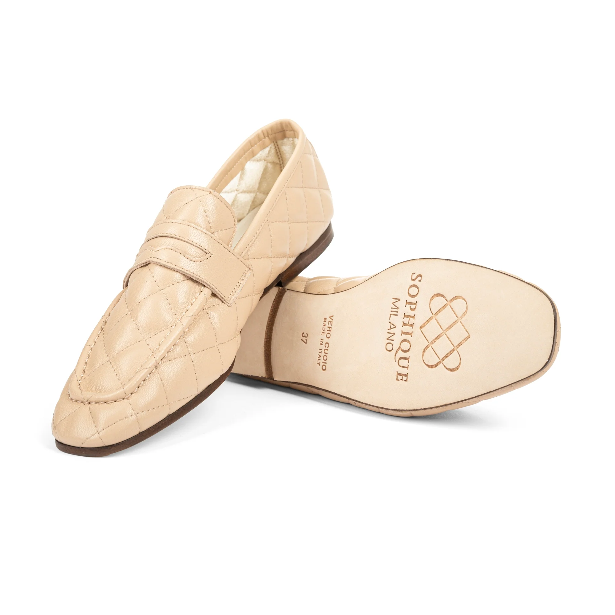 Essenziale Loafers - Quilted Cream - Image 6