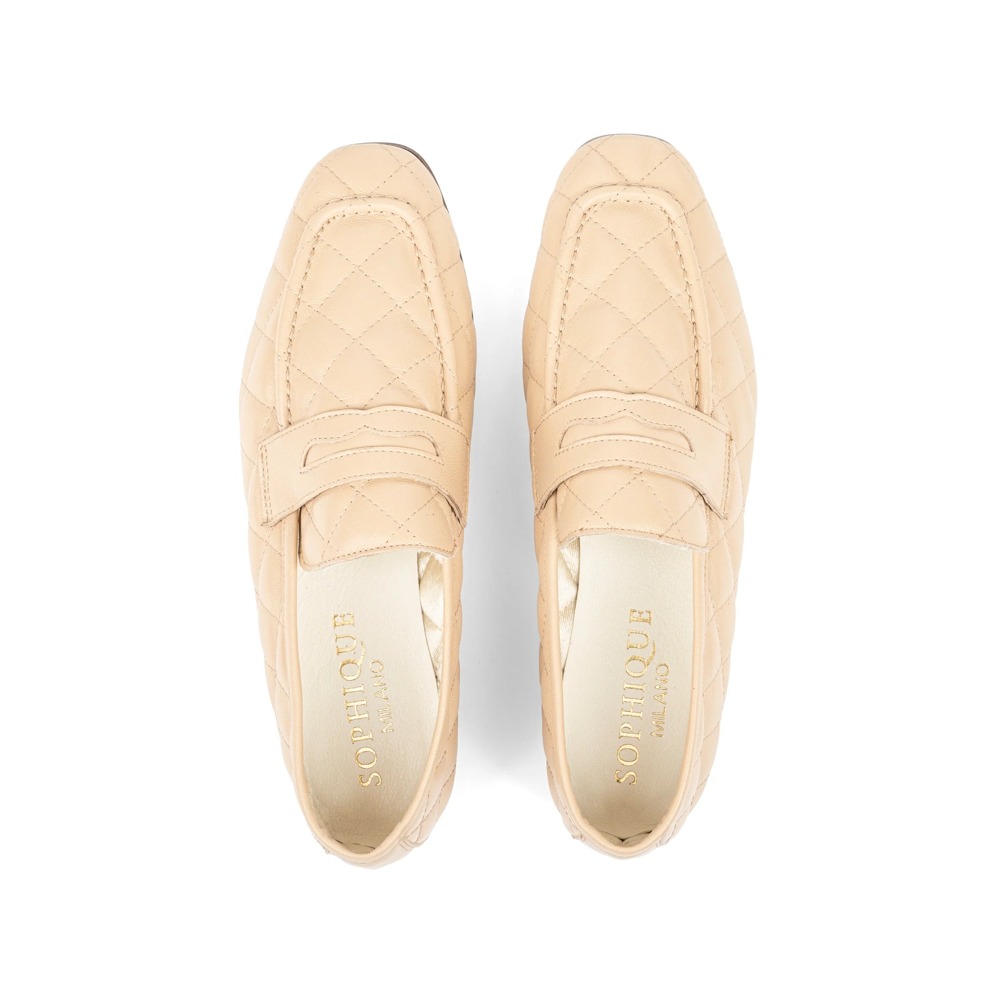 Essenziale Loafers - Quilted Cream - Image 7