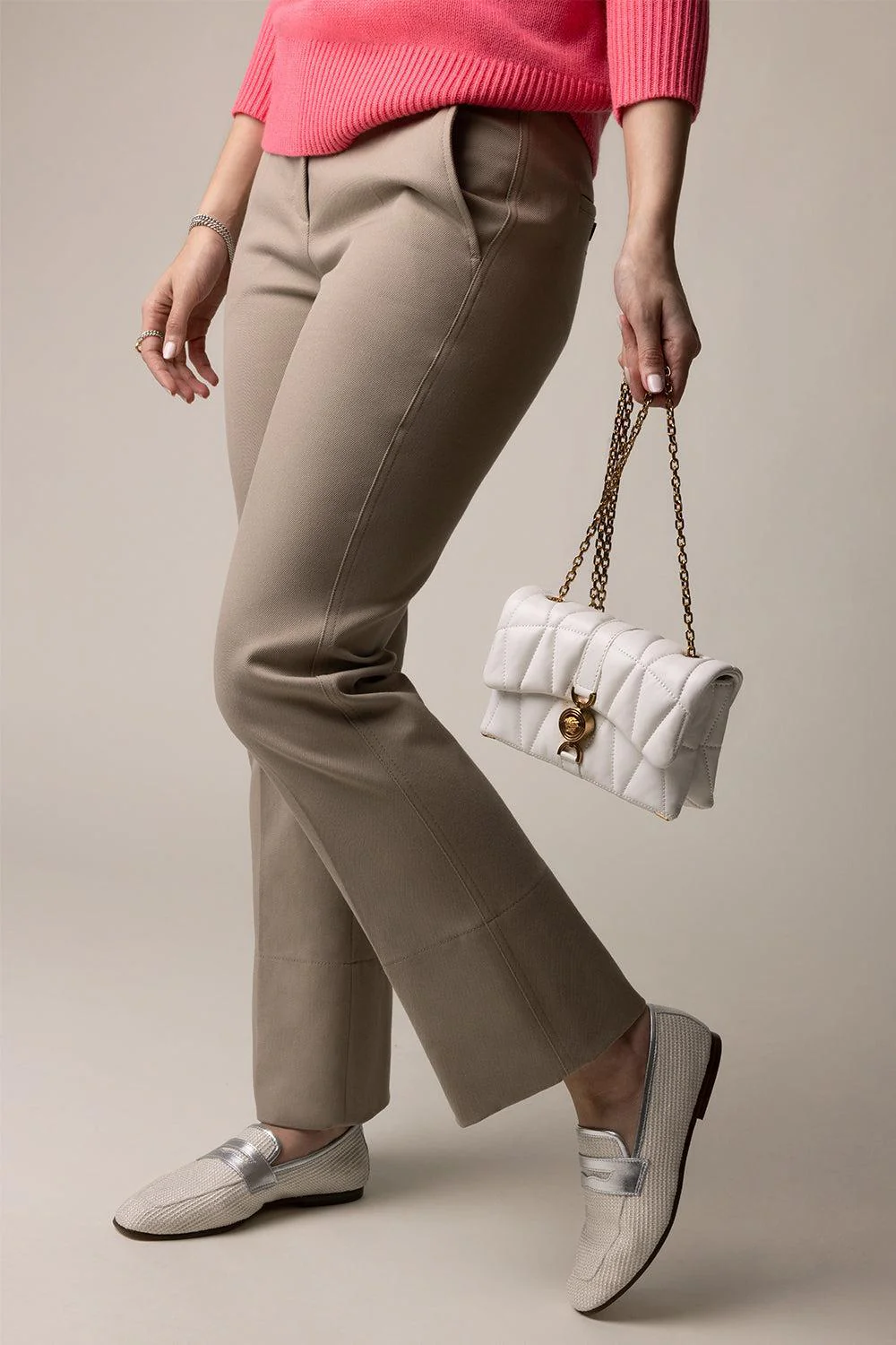 Essenziale Raffia Loafer - Raffia Silver - Image 2