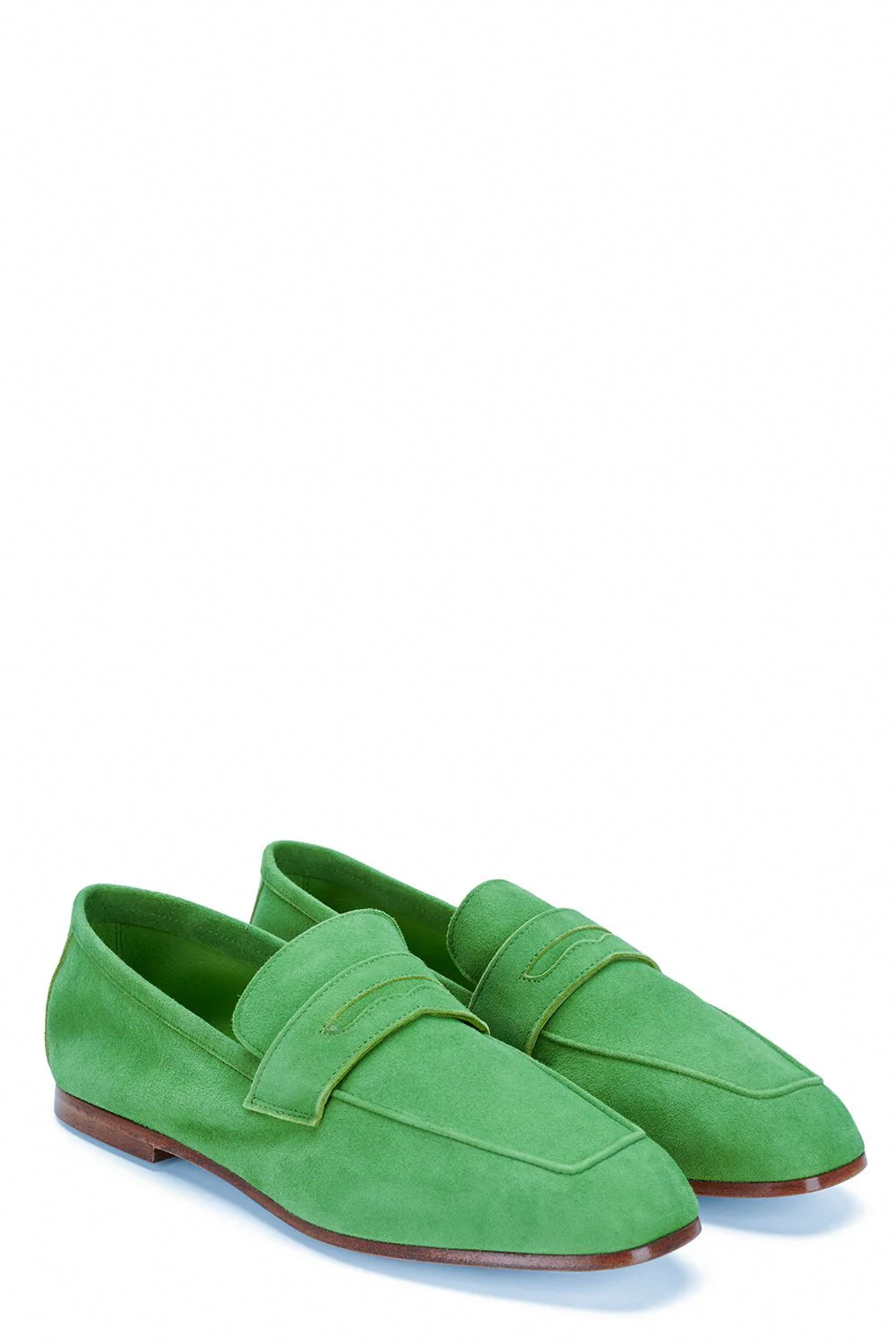 Essenziale Suede Loafer - Avocado - Image 3