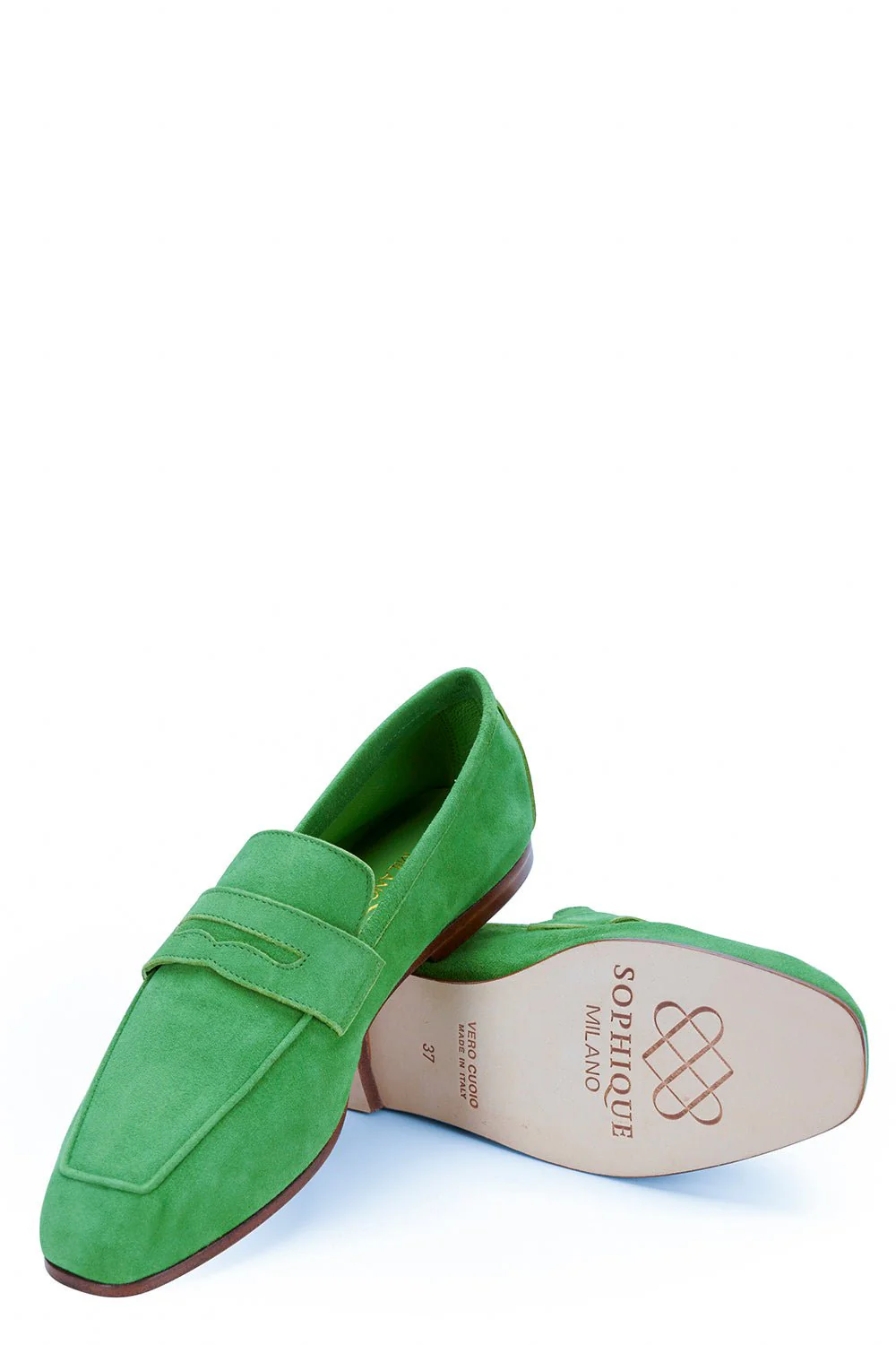 Essenziale Suede Loafer - Avocado - Image 4