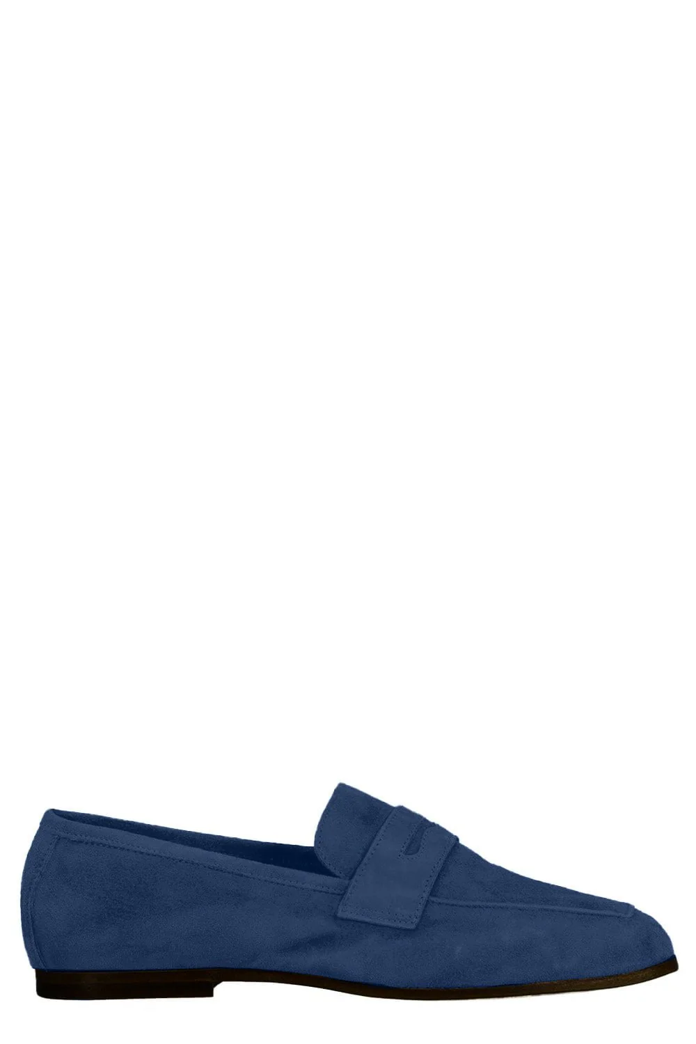 Essenziale Suede Loafer - Blue Ink