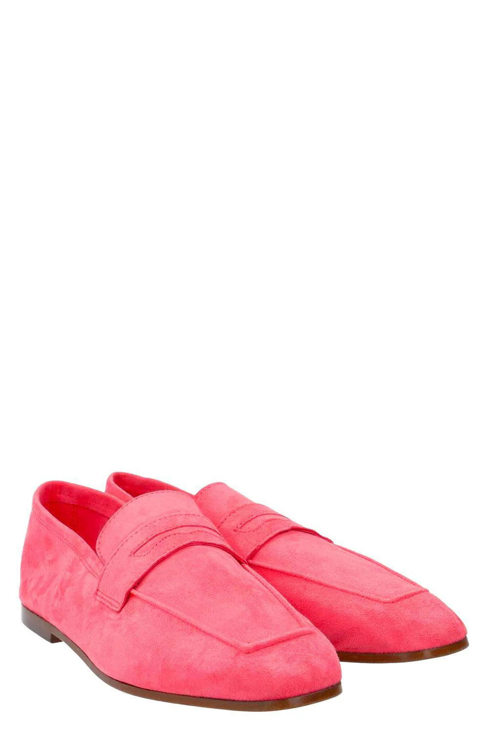 Essenziale Suede Loafer - Coral - Image 5
