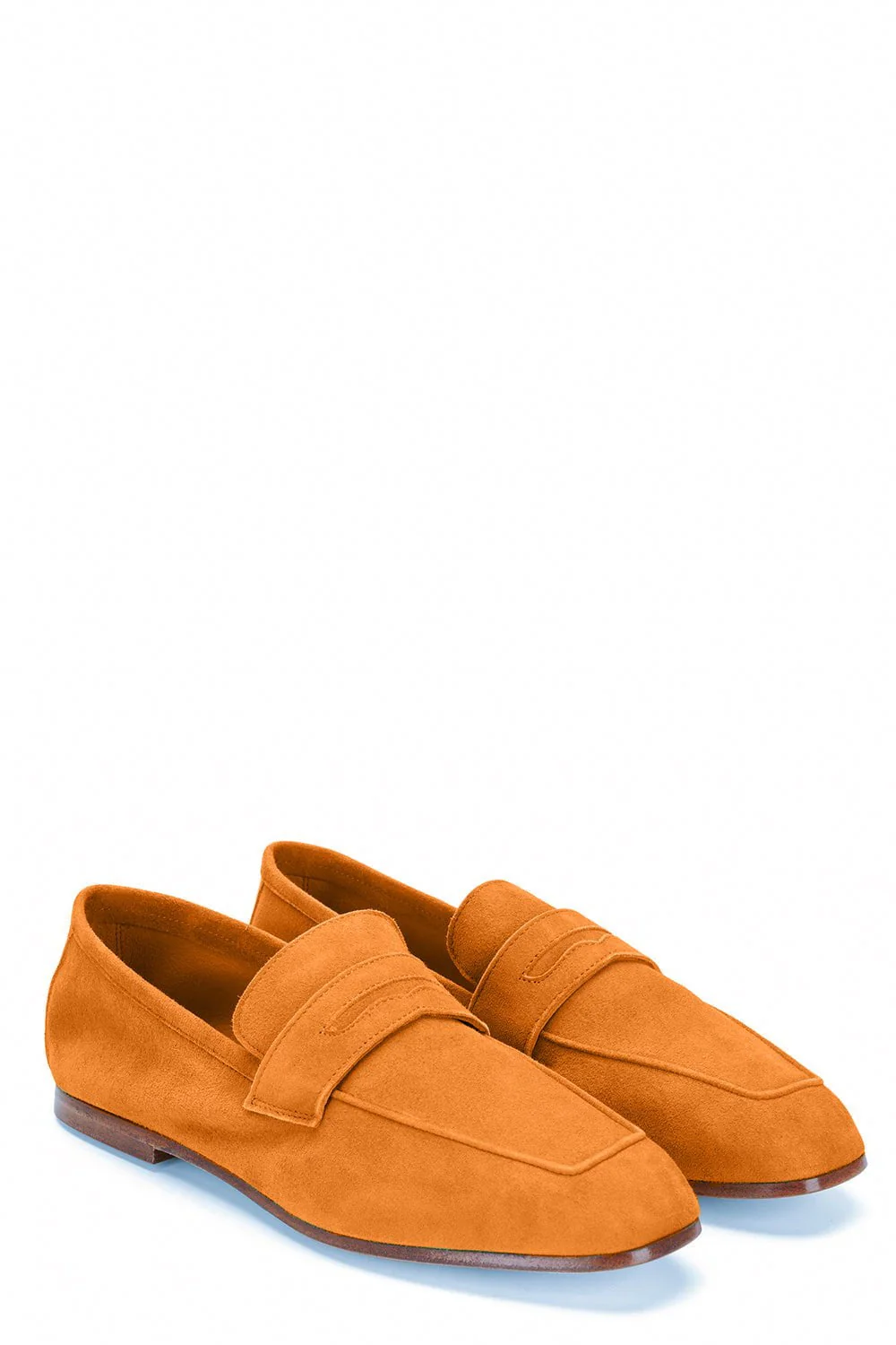 Essenziale Suede Loafer - Orange - Image 5