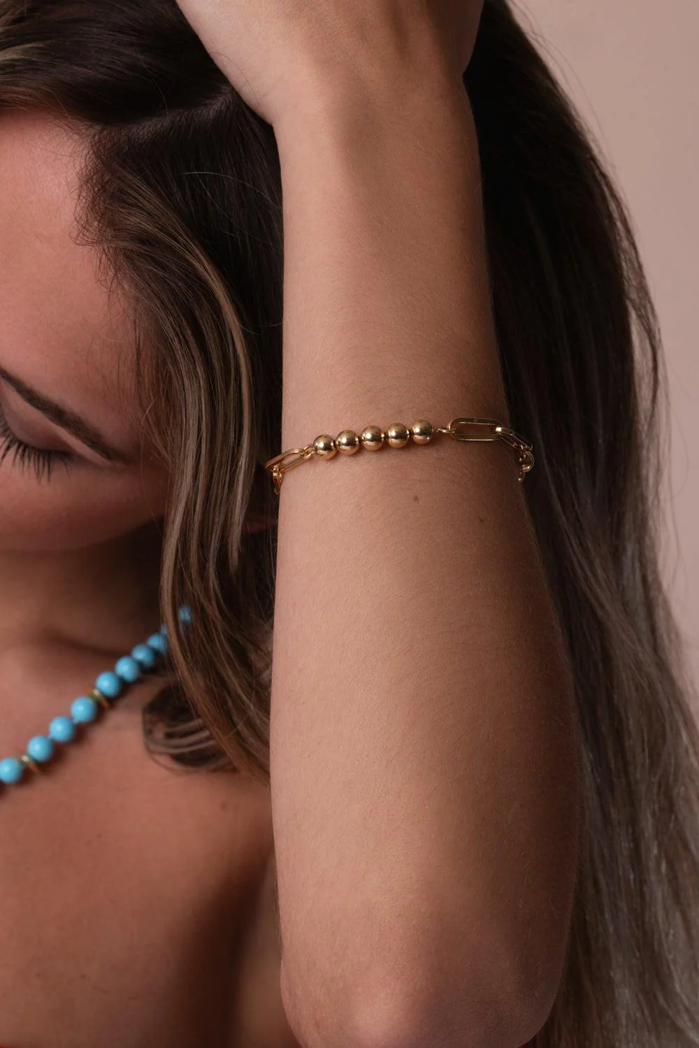Beaded Paperclip Bracelet - Image 4